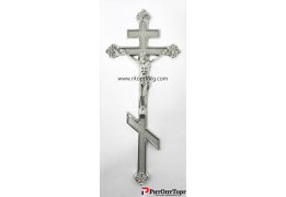  Крест Польский металлизированный (серебро) 
