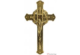  Крест Ажурный металлизированный 