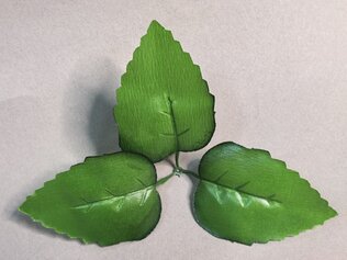 64.352 Лист ритуальный тройной двухцветный