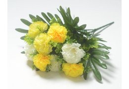  Ветка в букете гвоздика 9 голов (1010237) микс 