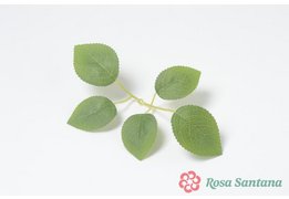  Ветка - лист розы 5-ой малый для венка d-2.4mm (1010237) 
