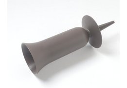  Ваза со штырём h 21* d 10,5см коричневый 