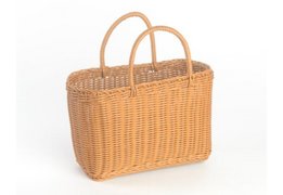  Корзина плетеная из ротанга коричневый 