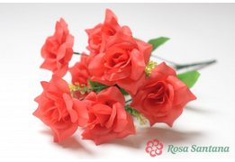  Букет розы малой 7 голов (разобранный) (350) микс 