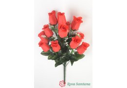  Ветка в букете бутон роз 12 голов (1010237) 